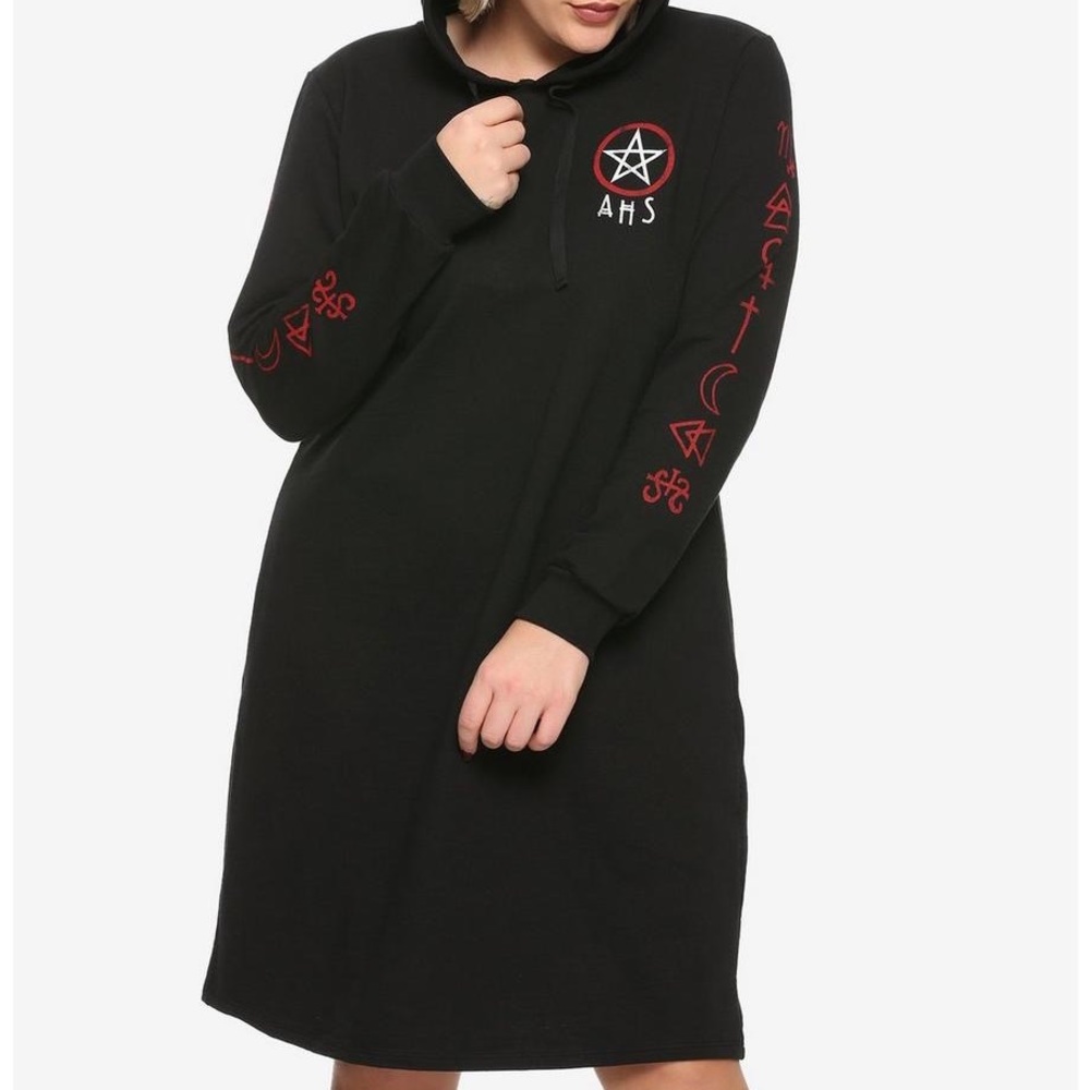 HOT TOPIC - American Horror Story Witch Hoodie Dress Plus Size - 1X